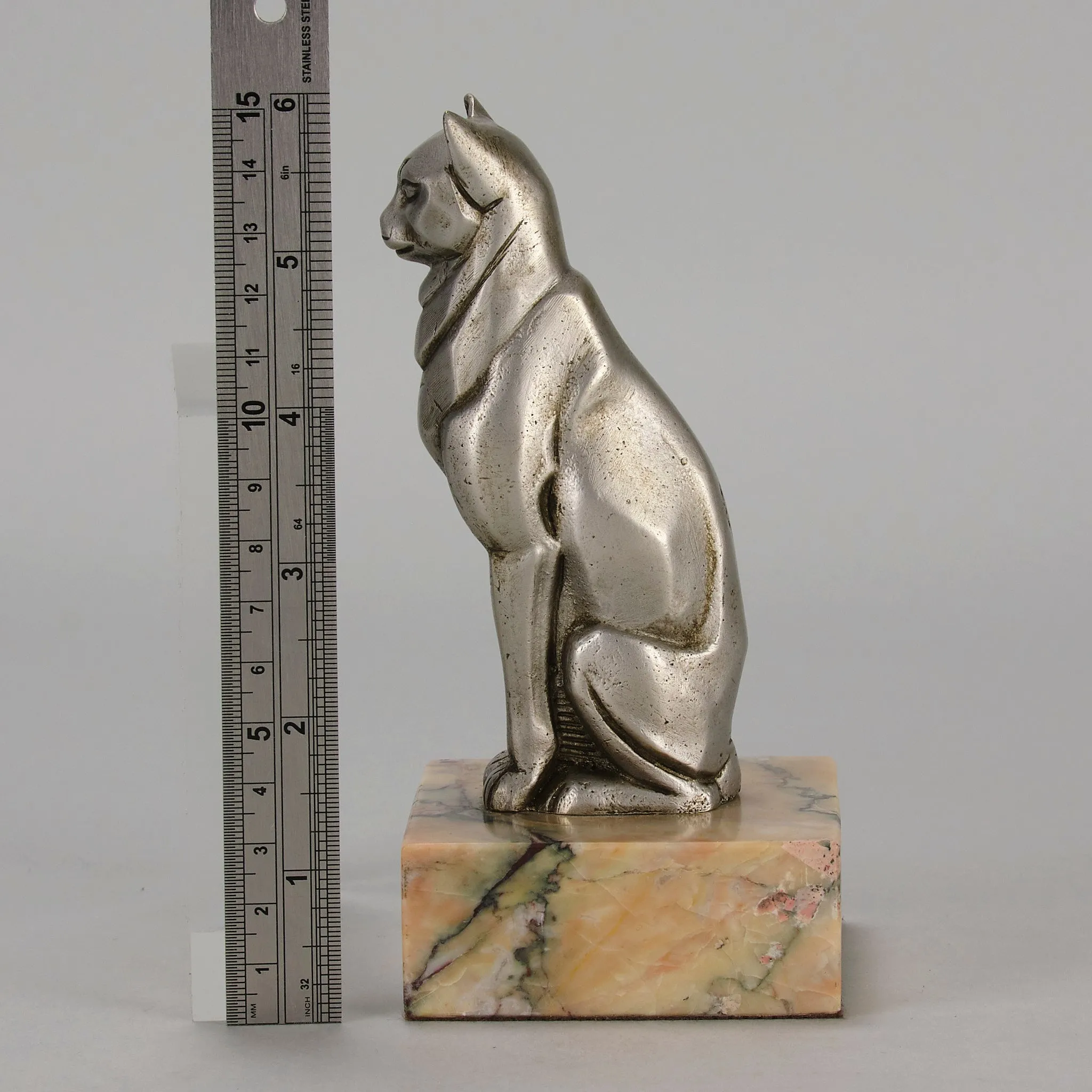 "Seated Cat" by Georges Rigot