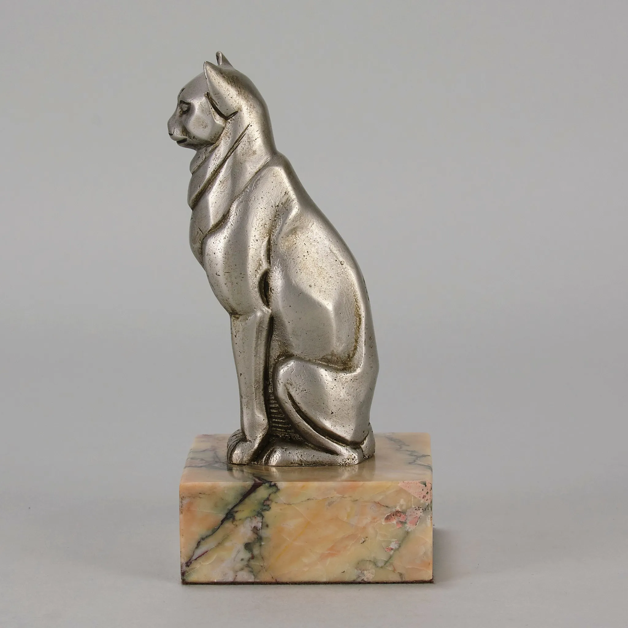 "Seated Cat" by Georges Rigot