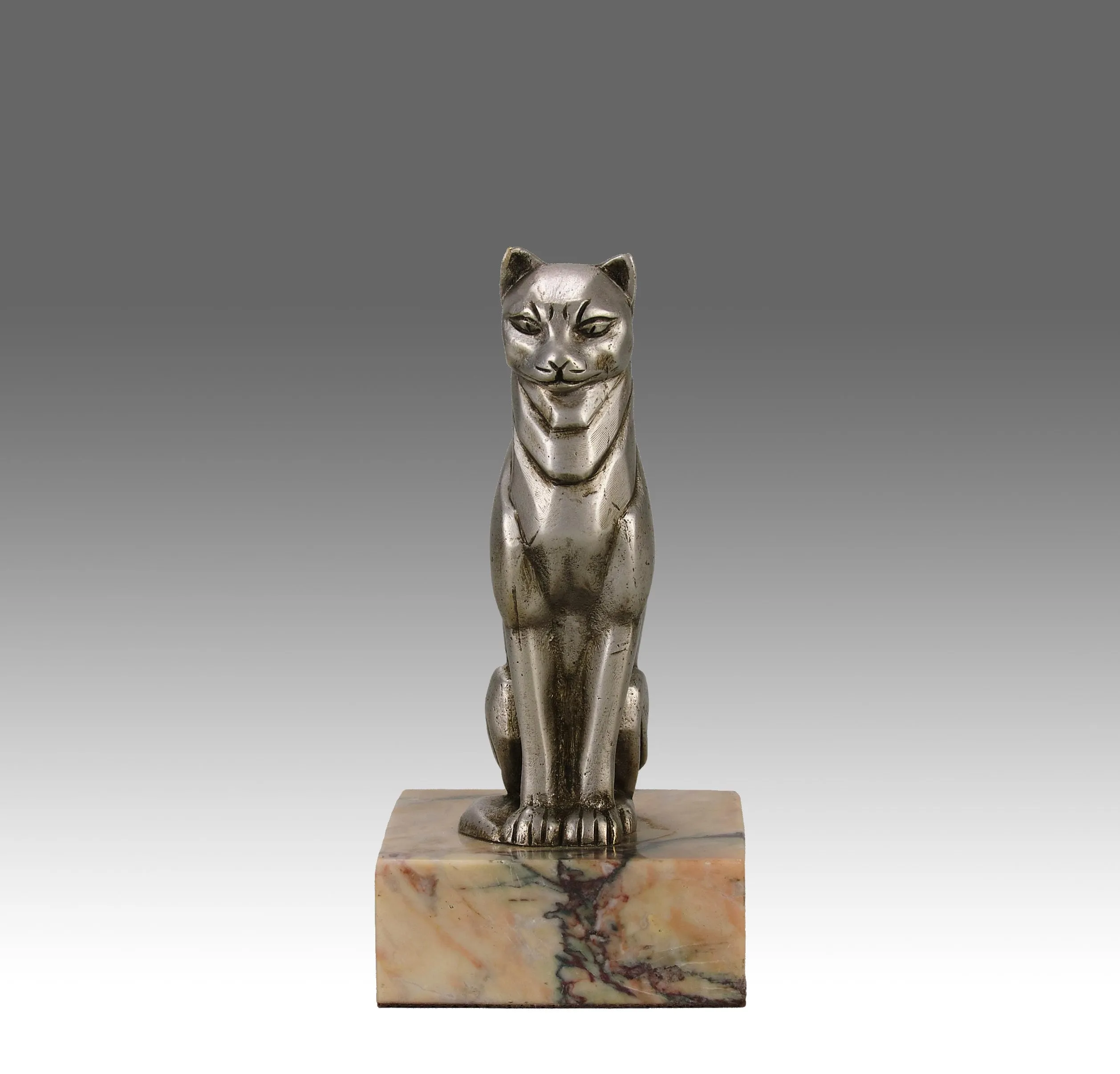 "Seated Cat" by Georges Rigot