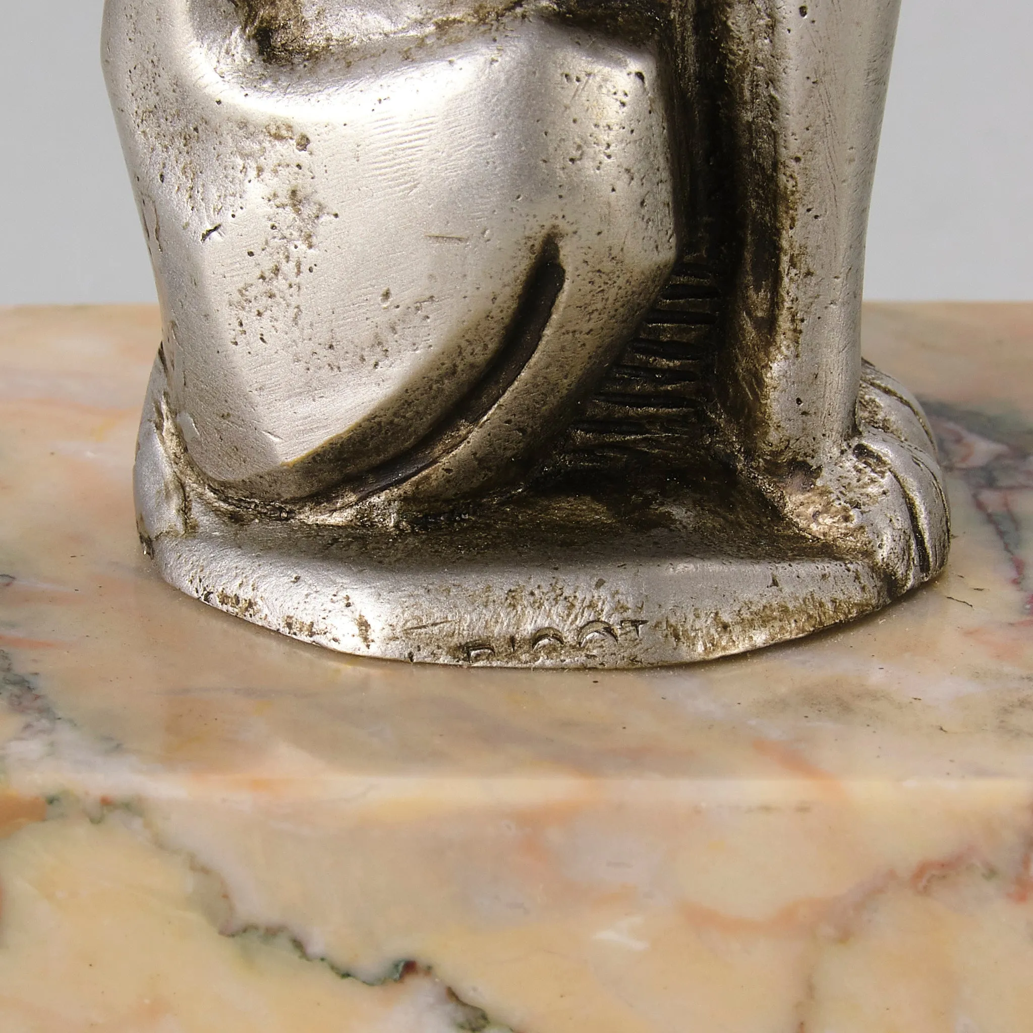 "Seated Cat" by Georges Rigot