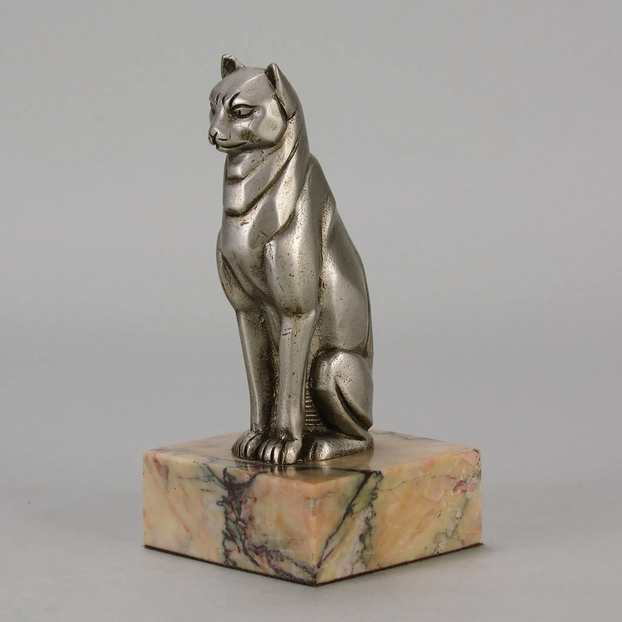 "Seated Cat" by Georges Rigot