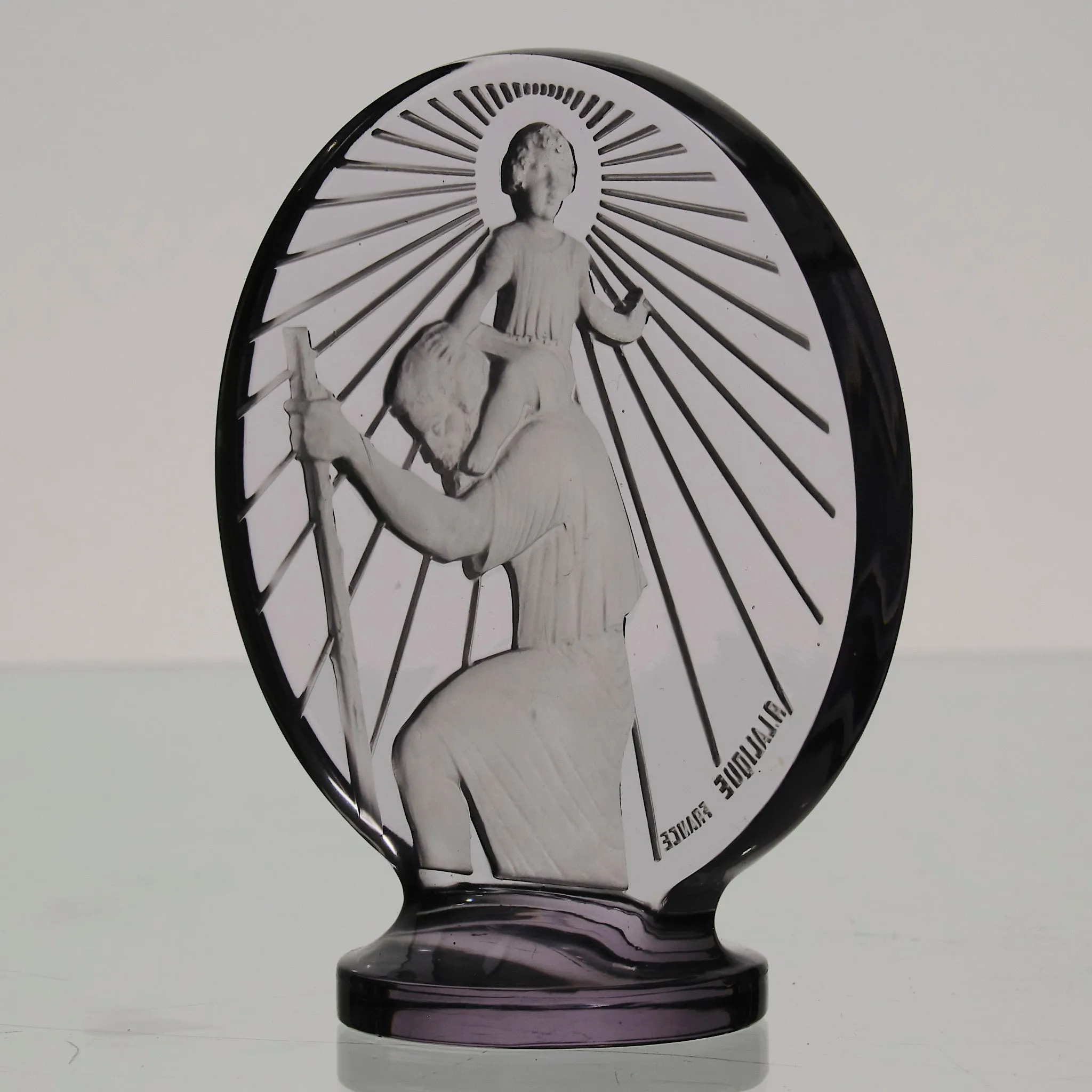 "St Christophe" Car Mascot by René Lalique