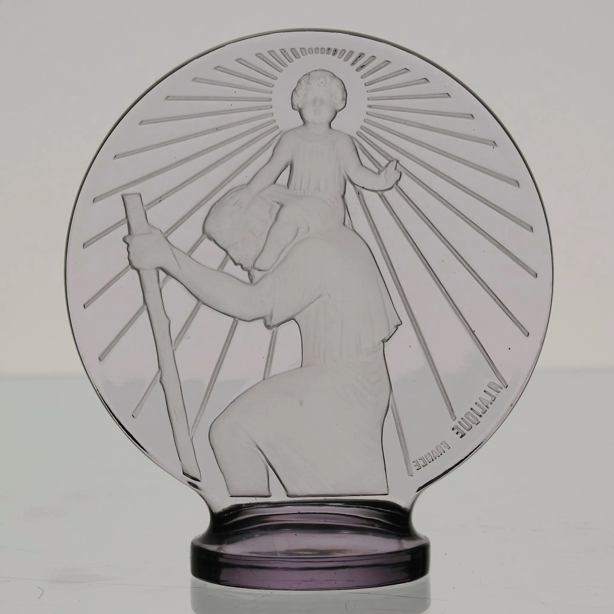 "St Christophe" Car Mascot by René Lalique