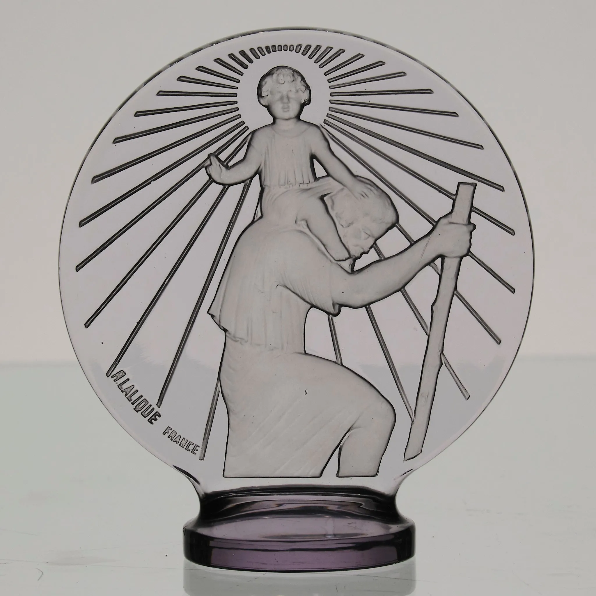 "St Christophe" Car Mascot by René Lalique