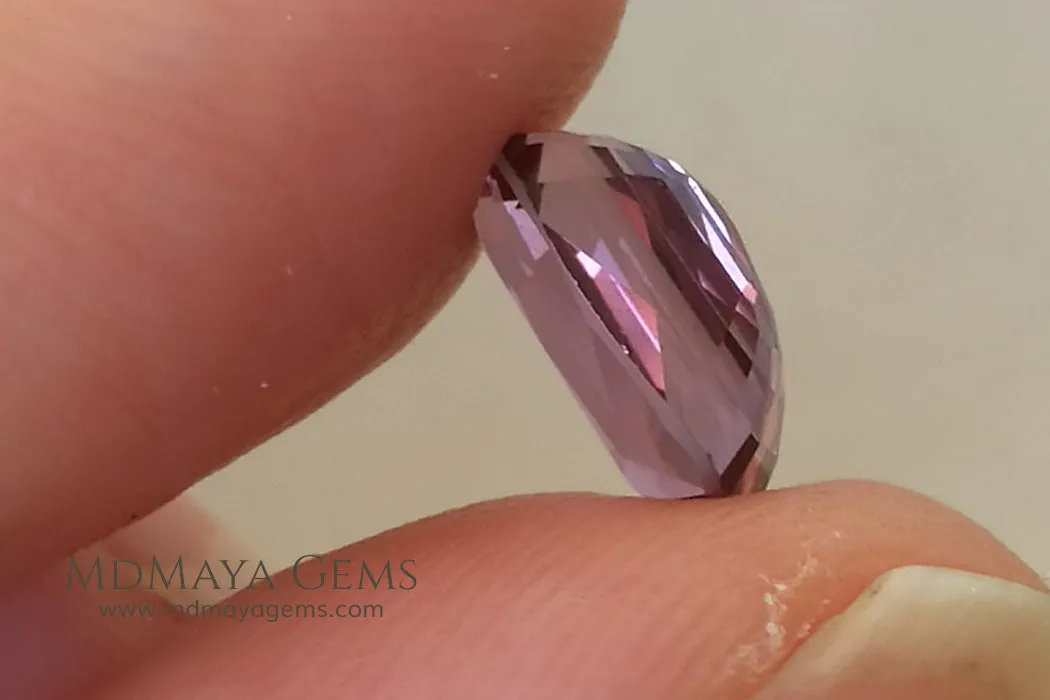 Rare Pink Raspberry Spinel from Burma. Cushion Cut. 2.34 ct.