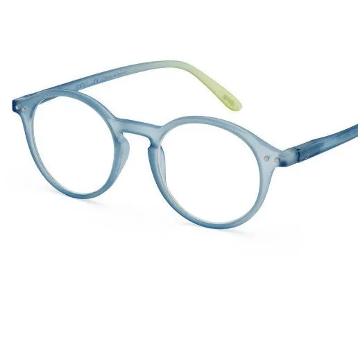 Reading Glasses  1 Blue Mirage Yellow Style D IZIPIZI