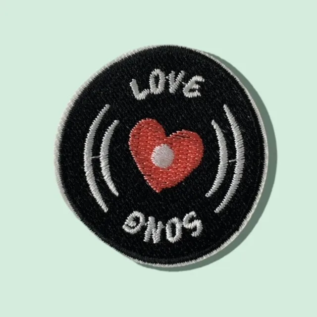 RECORD HAT PATCH