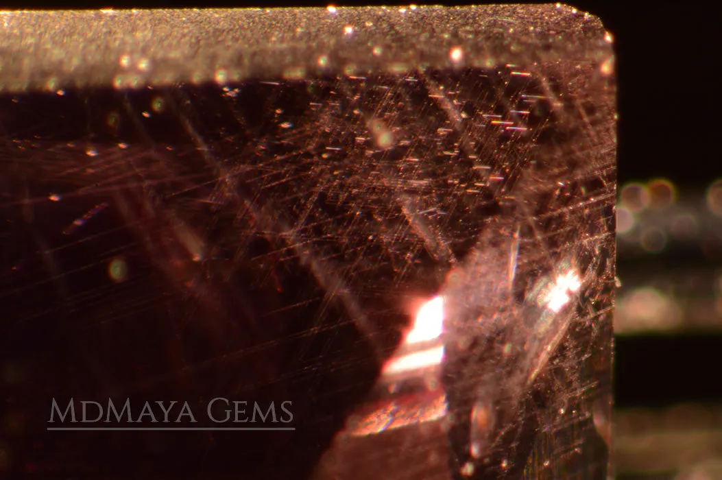 Reddish Purple Spinel Rectangle Shape 2.28 ct