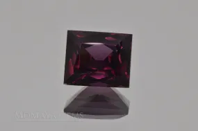 Reddish Purple Spinel Rectangle Shape 2.28 ct