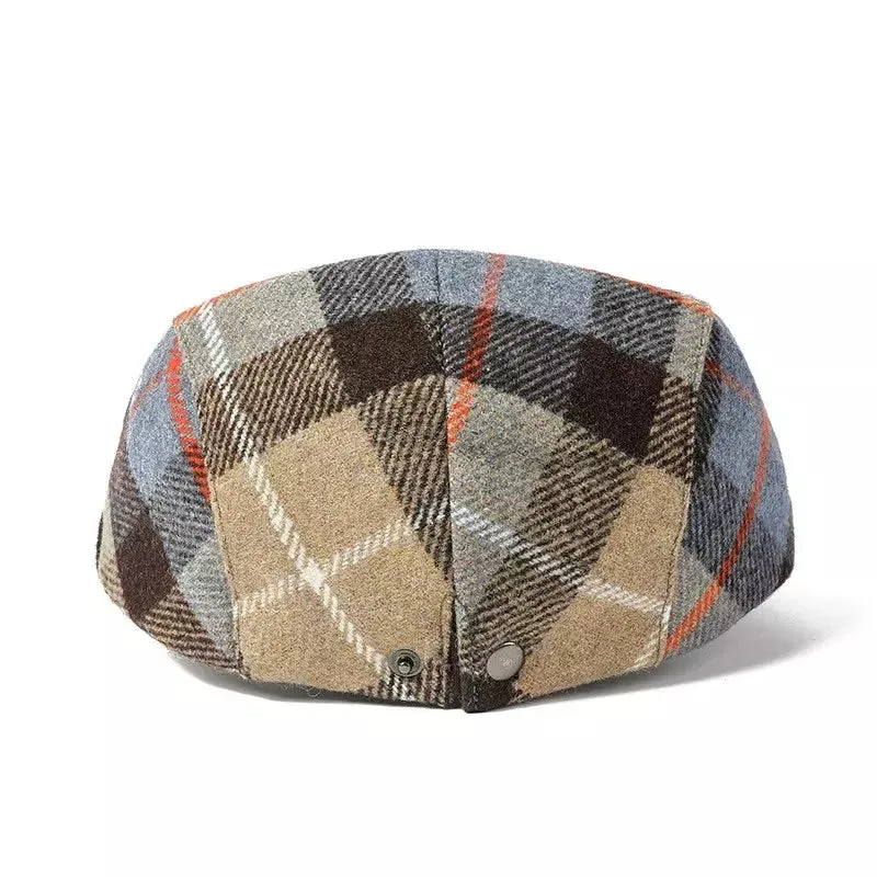 Reinhardt Plaid Flat Cap