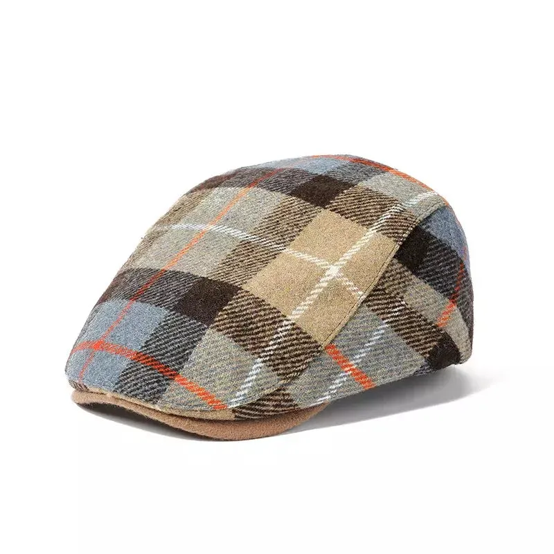 Reinhardt Plaid Flat Cap