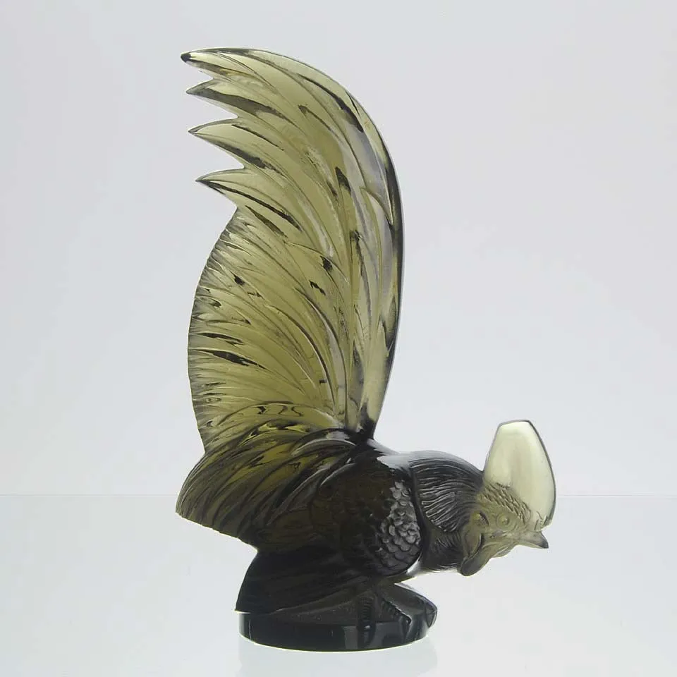 René Lalique "Topaz Coq Nain"