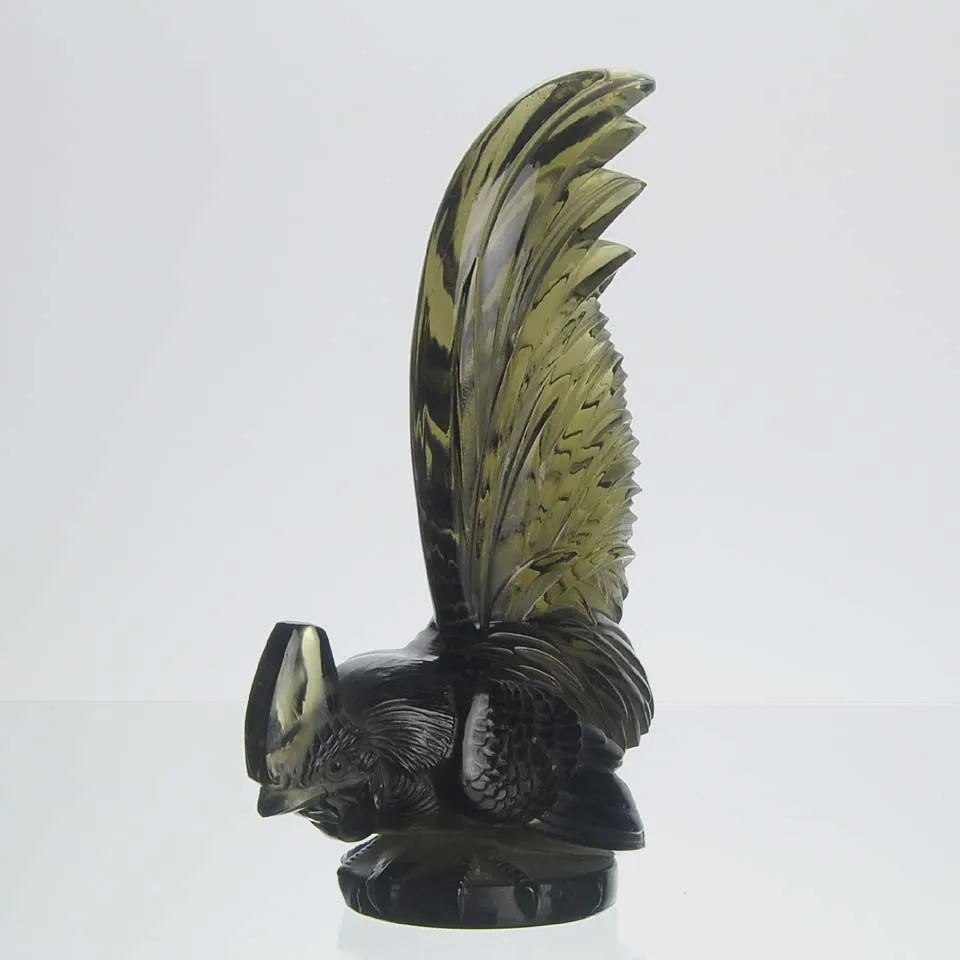 René Lalique "Topaz Coq Nain"