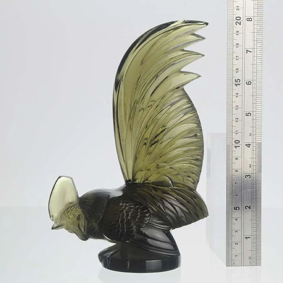 René Lalique "Topaz Coq Nain"