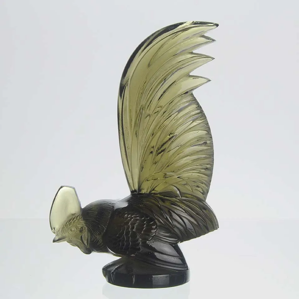 René Lalique "Topaz Coq Nain"