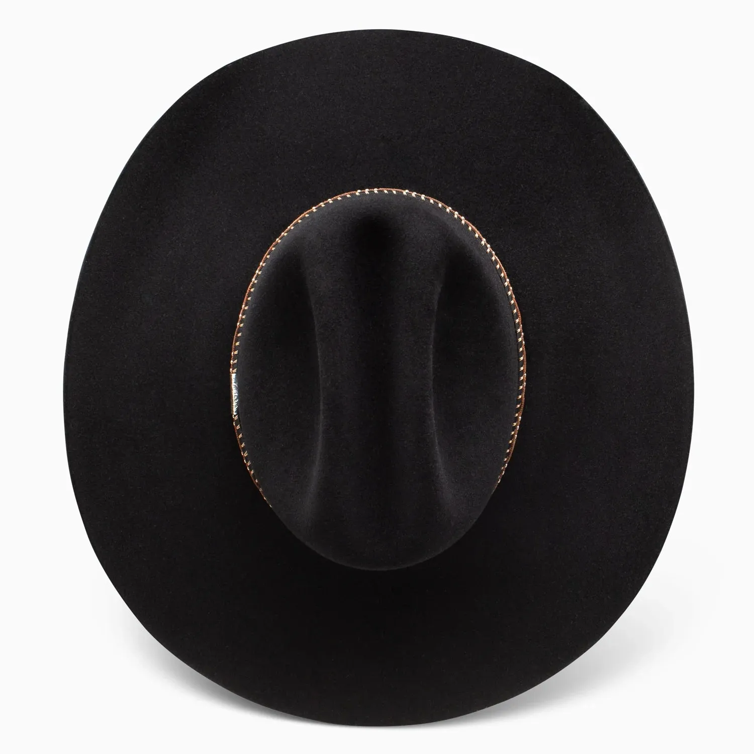 Resistol 6X Saddlebrook Fur Felt Cowboy Hat in Black