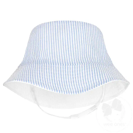 Reversible Boy Bucket Hat w/Straps