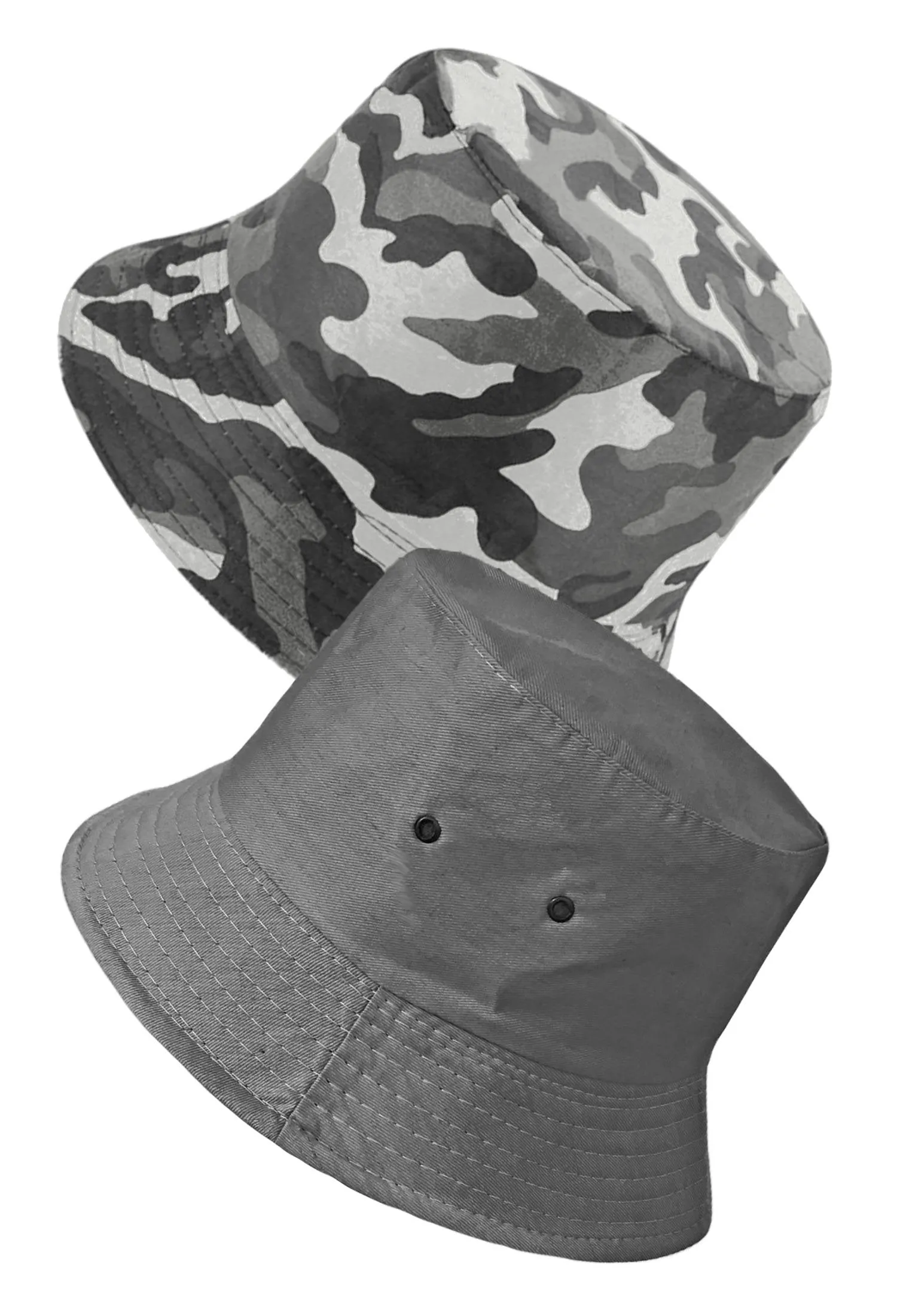 Reversible Cotton Rich Camouflage Bush Bucket Hat