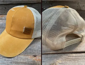 Rodeo Drive Trucker Cap ~ Mustard