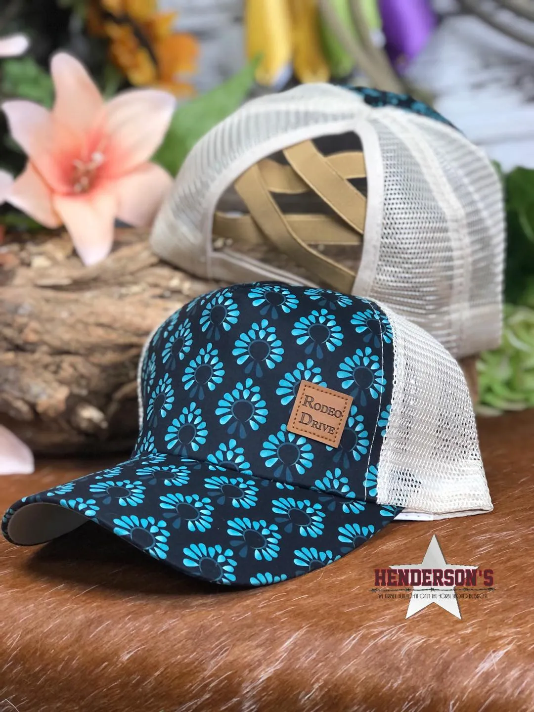 Rodeo Drive Trucker Cap ~ Squash Blossom