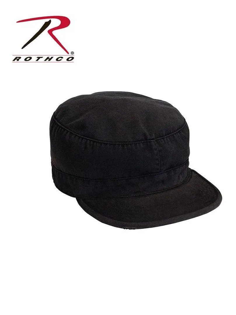 Rothco Solid Vintage Fatigue Cap Black 4503