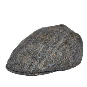 Royal Herringbone Wool Flat Cap