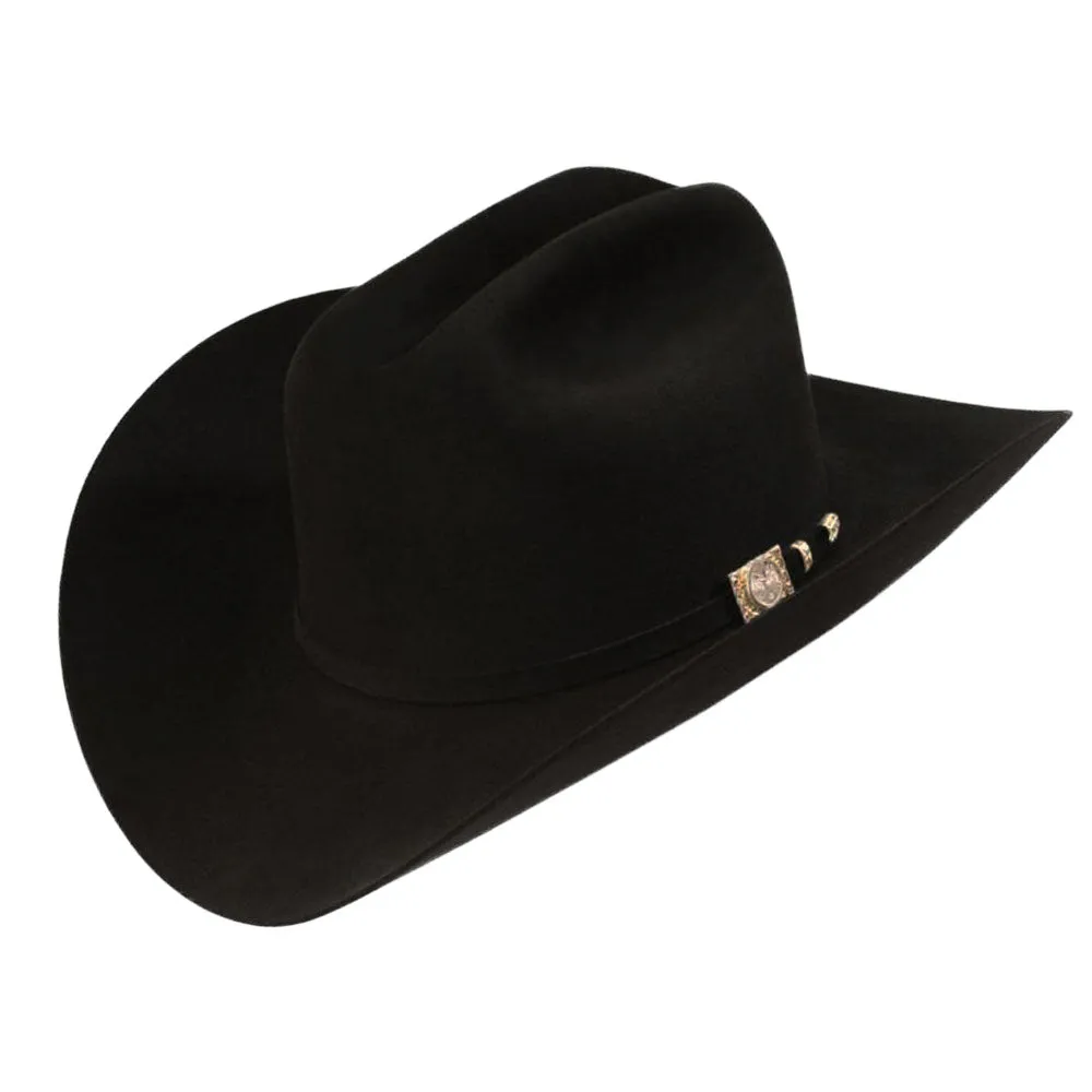 RRango Hats 100X El Supremo -  Black Beaver Felt Hat MADE BY LARRY MAHANS