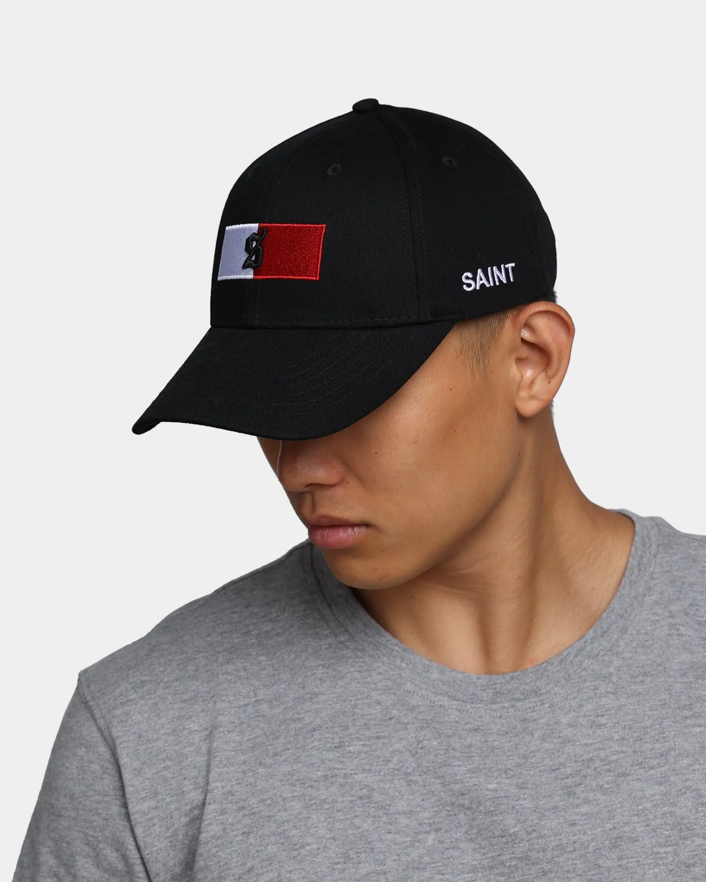 Saint Morta Men's Represent 6 Panel Strapback Black