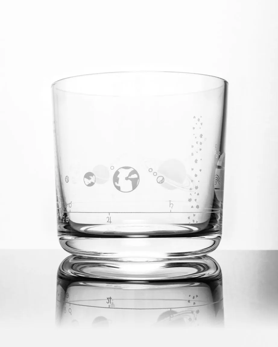 SECONDS: Solar System Whiskey Glass
