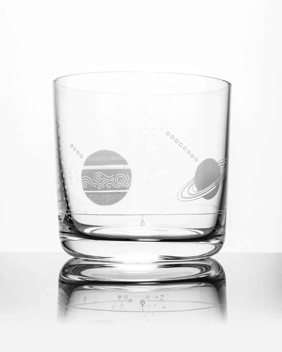 SECONDS: Solar System Whiskey Glass