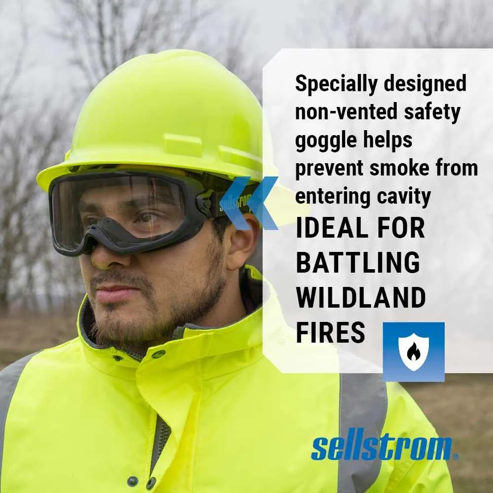 Sellstrom Safety Fire Goggles – Firefighter Eye Protection Gear