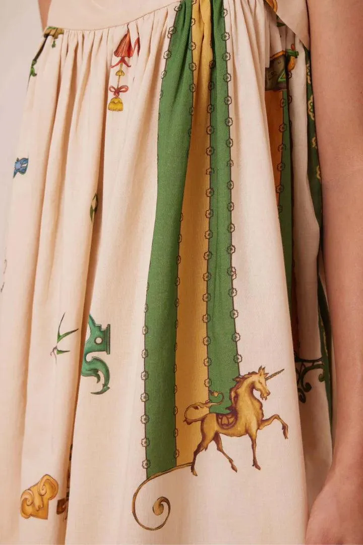Selma Carnival Print Maxi Dress