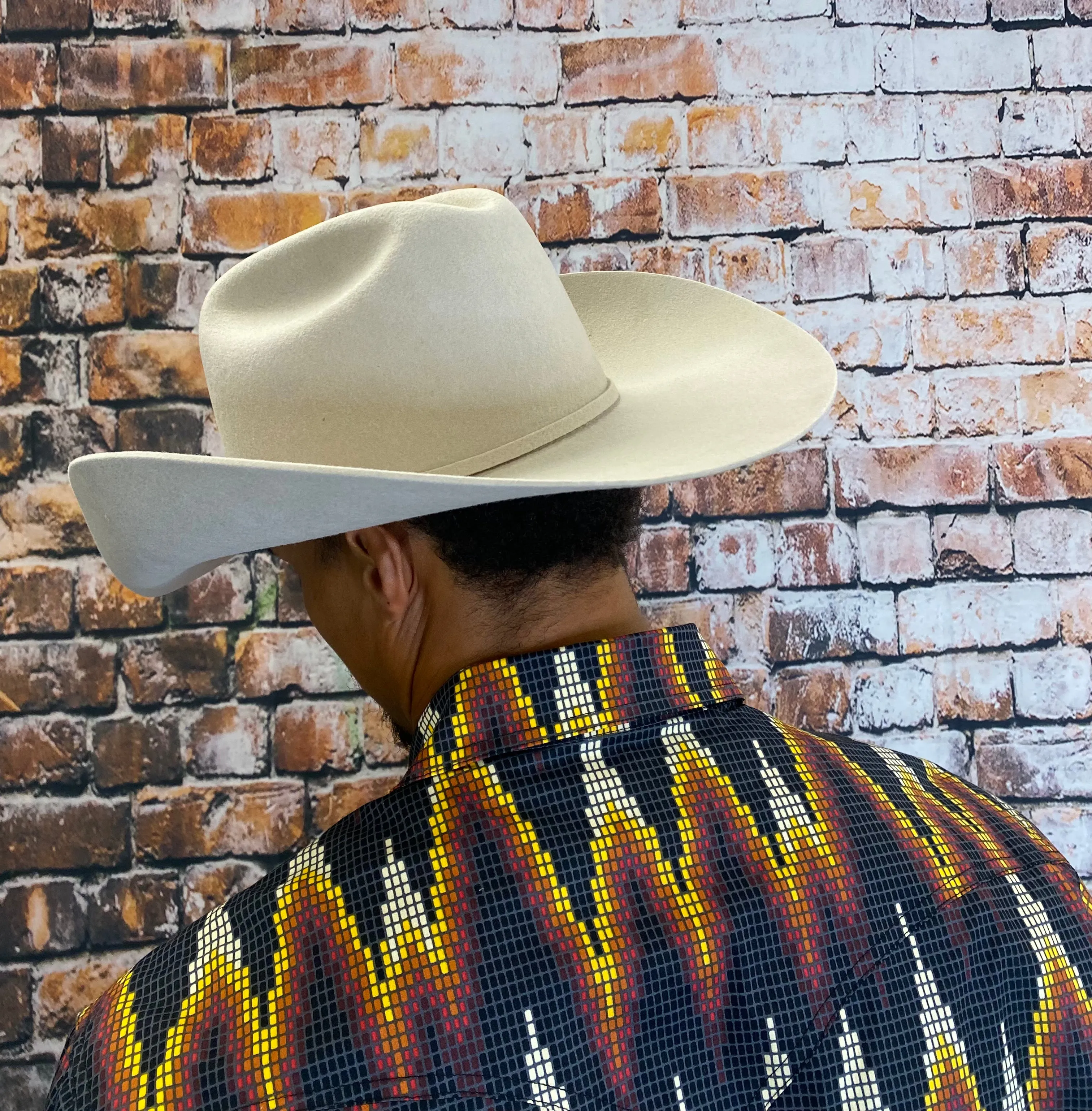 Serratelli 2X Star Bone Felt Cowboy Hat
