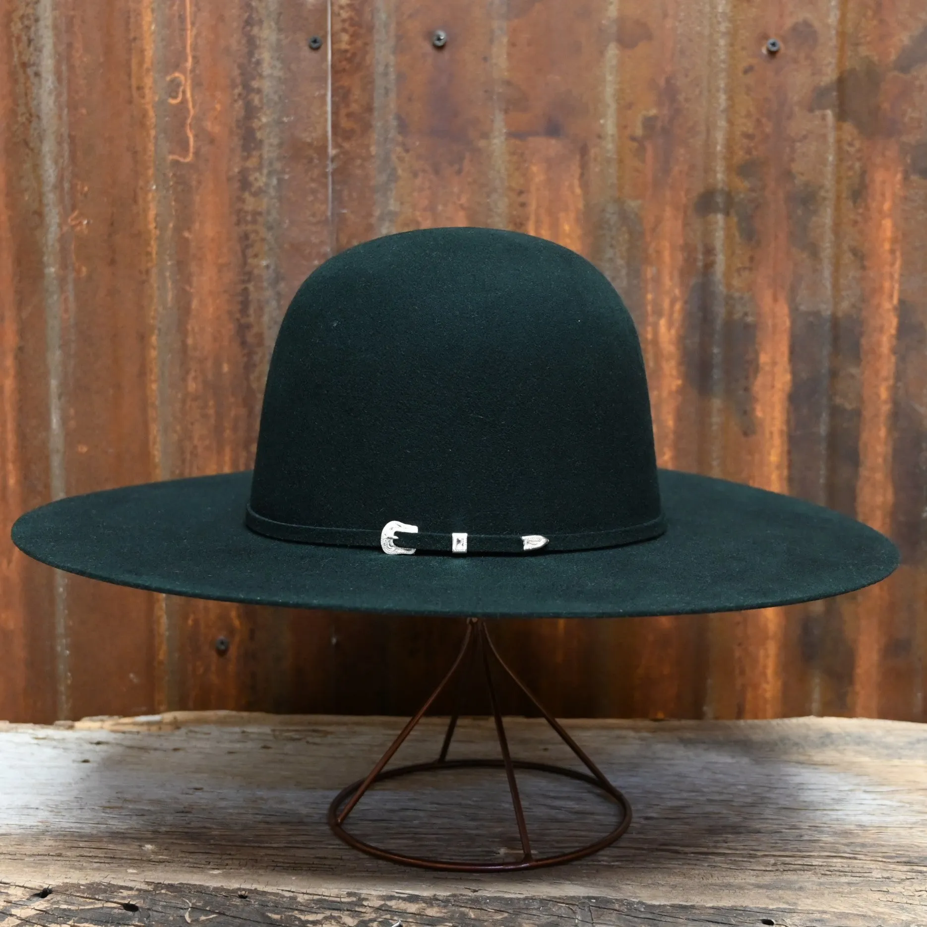 Serratelli 6X Beaumont Open Crown In Dark Green