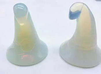 (set of 2) 1 3/4" Witch's Hat Opalite