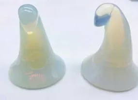 (set of 2) 1 3/4" Witch's Hat Opalite