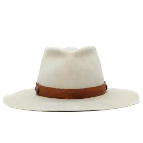 Silver Belly Pinched Teardrop - Custom Felt Hat