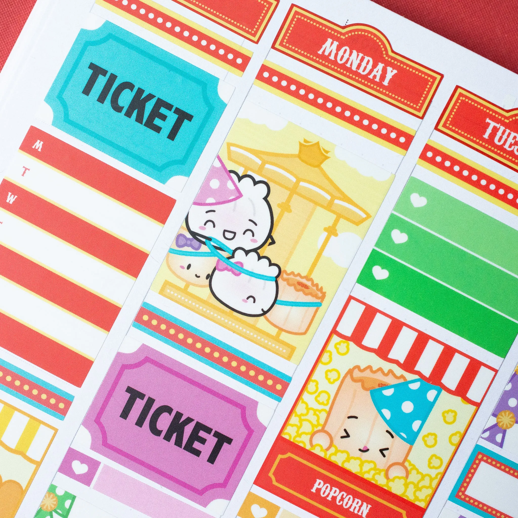 SK003 | Greatest Chow On Earth Weekly Sticker Kit (Standard Vertical)