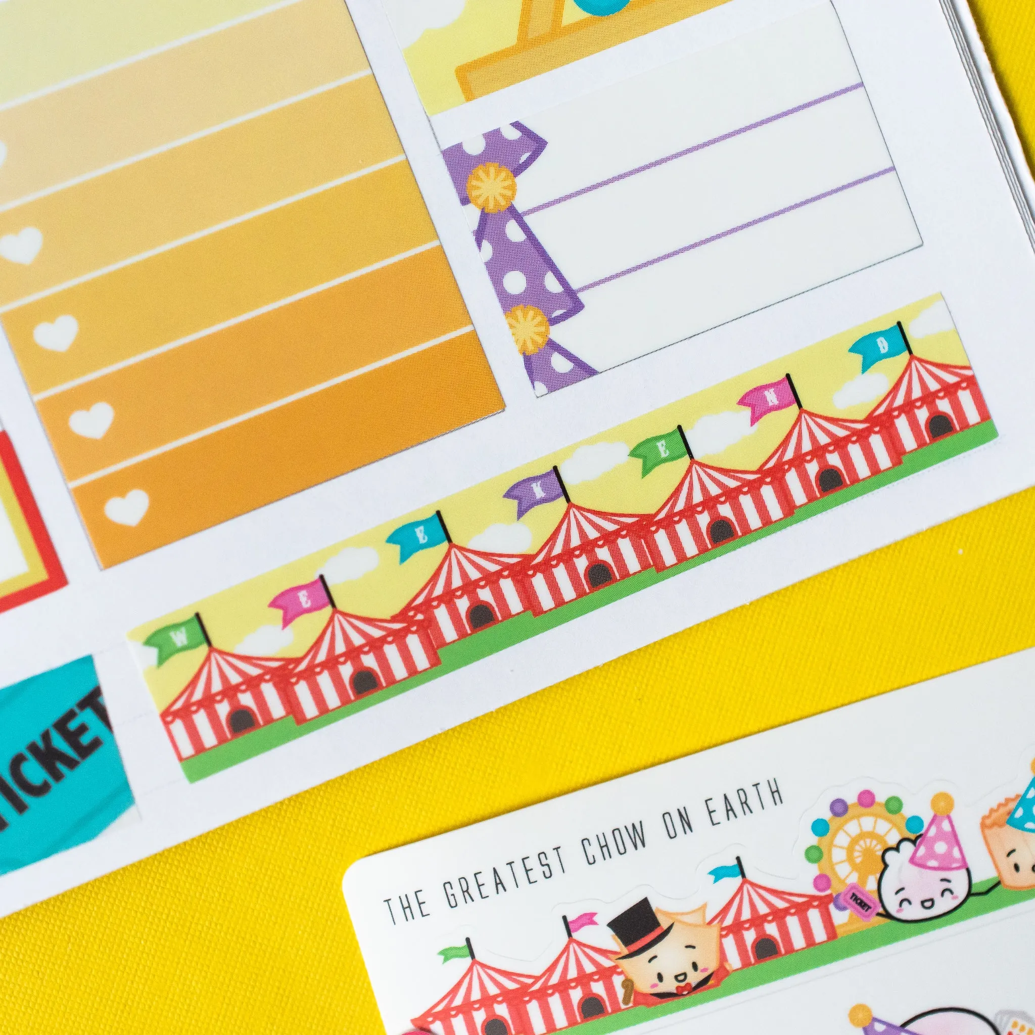 SK003 | Greatest Chow On Earth Weekly Sticker Kit (Standard Vertical)