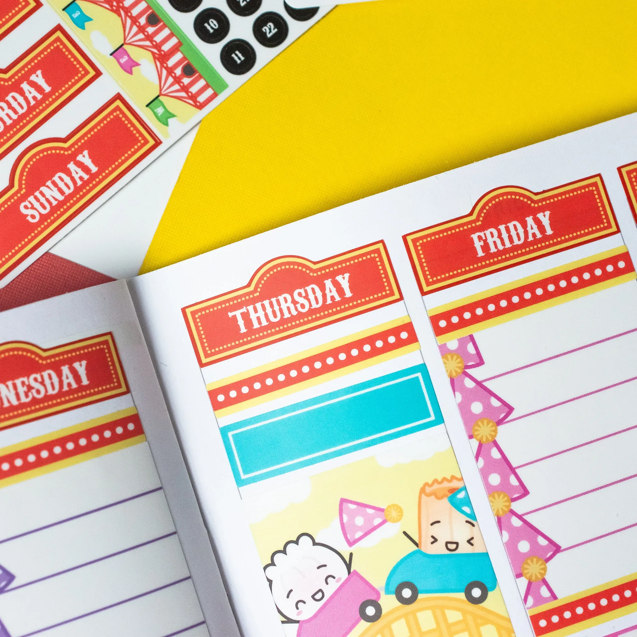 SK003 | Greatest Chow On Earth Weekly Sticker Kit (Standard Vertical)