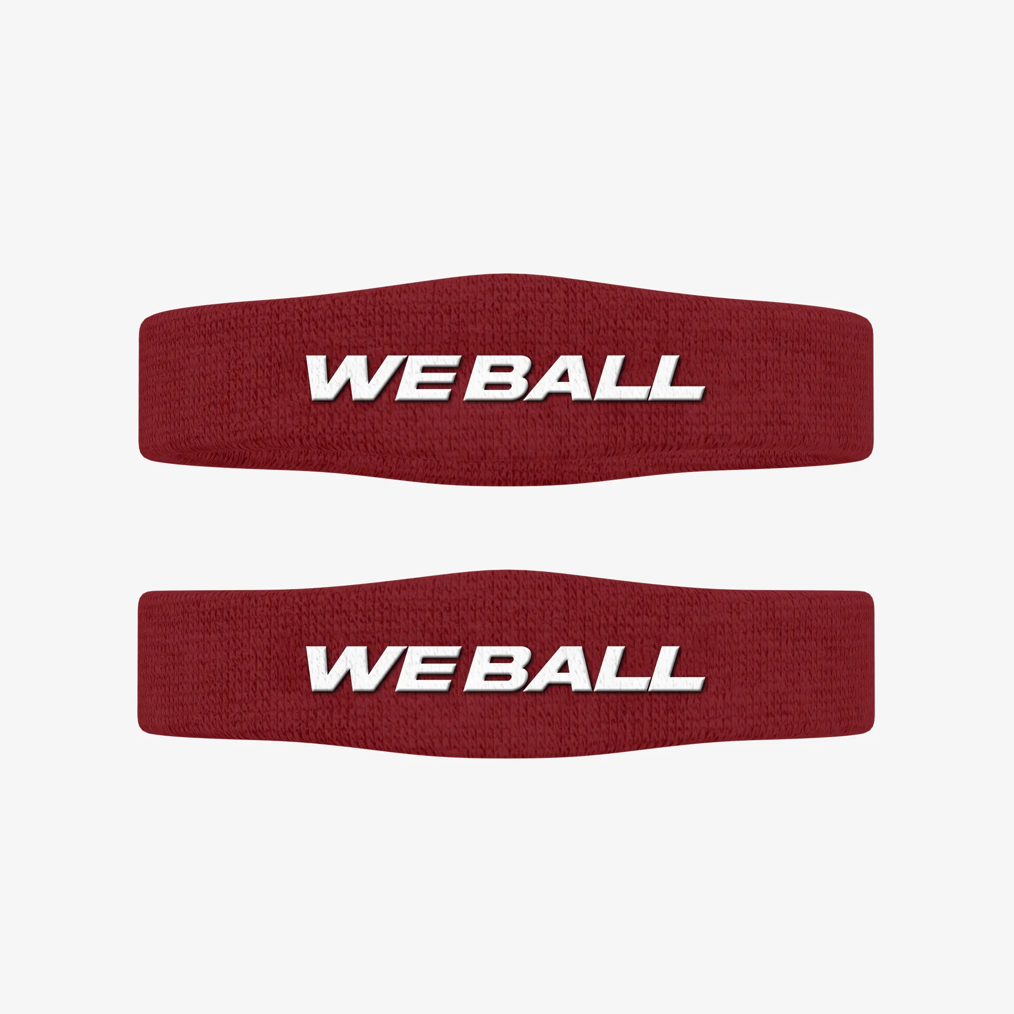 SKINNY BICEP BANDS (MAROON, 2-PACK)