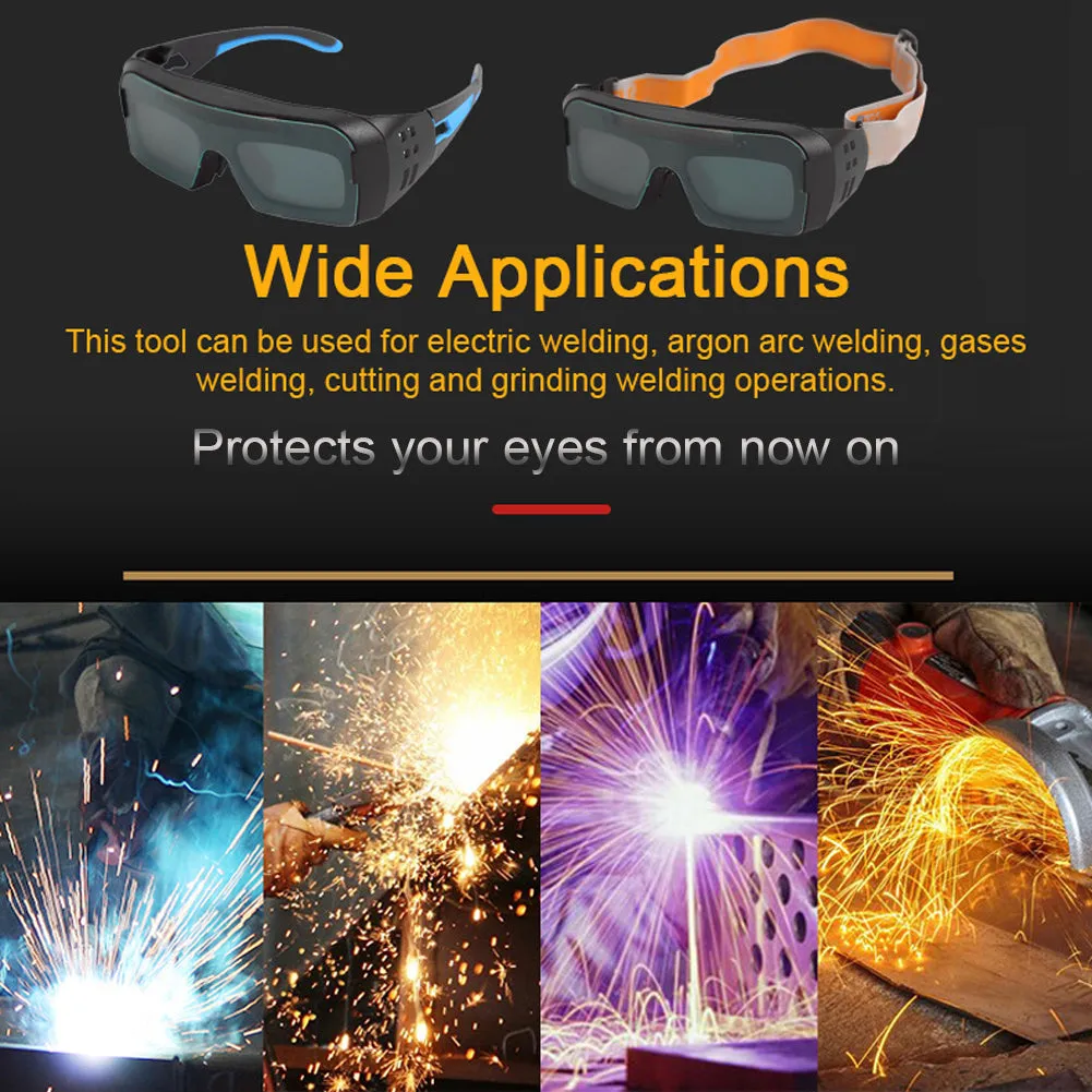 Solar Power Auto Darkening Welding Glasses