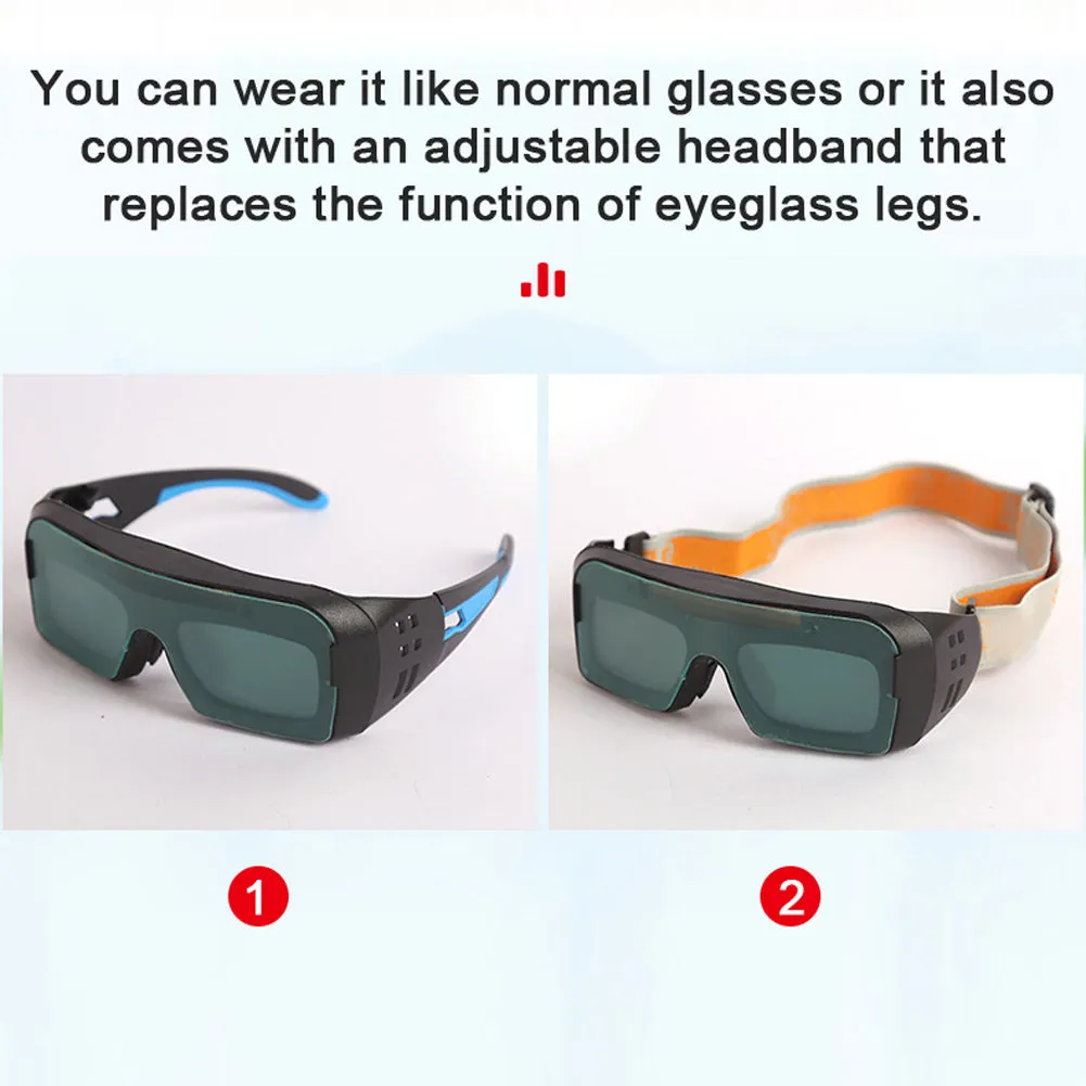 Solar Power Auto Darkening Welding Glasses