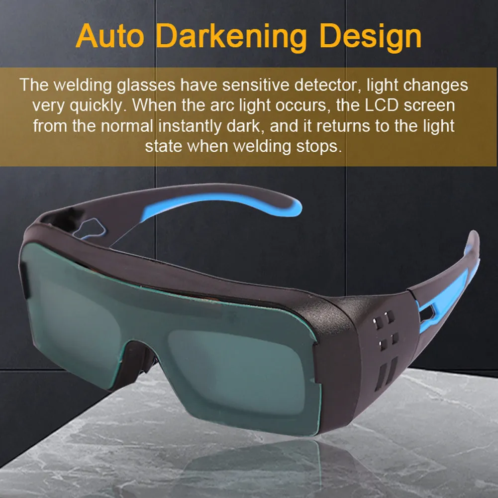 Solar Power Auto Darkening Welding Glasses