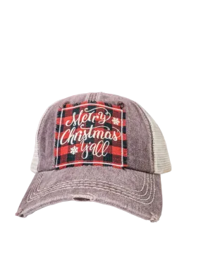 Southern Grace Merry Christmas Mesh Cap