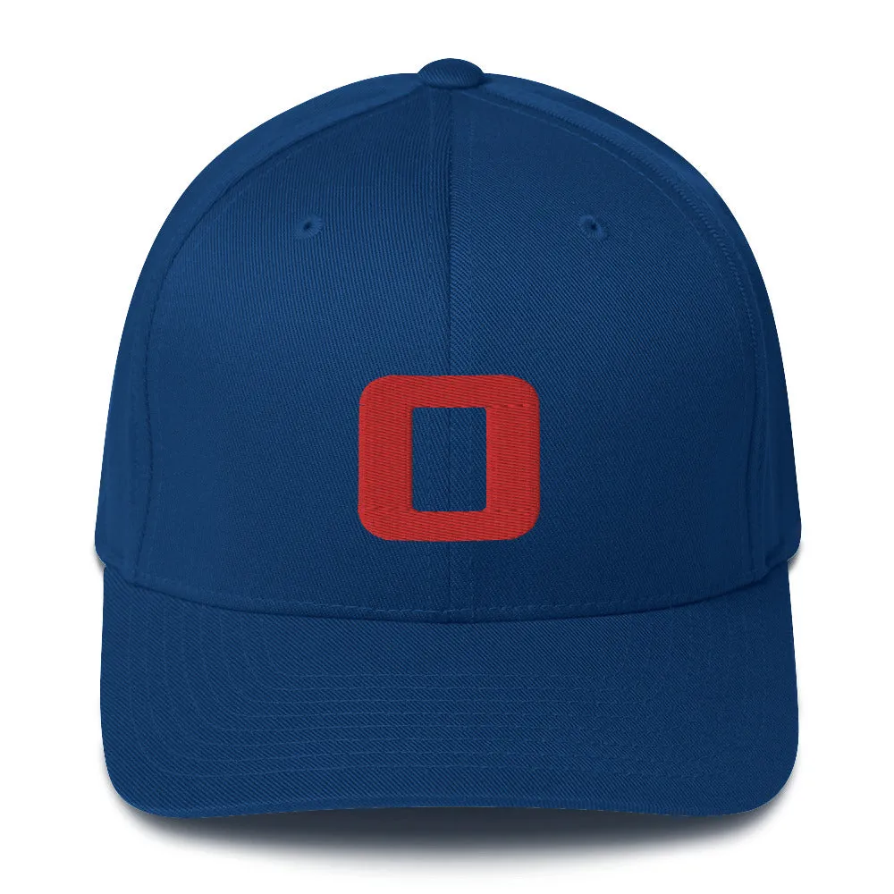 Structured Twill Cap - Orange Embroidered Logo