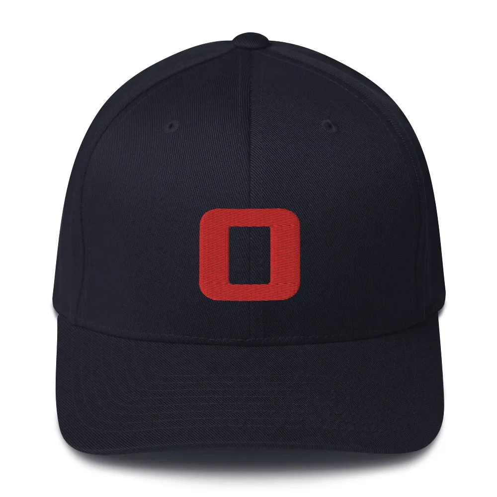 Structured Twill Cap - Orange Embroidered Logo