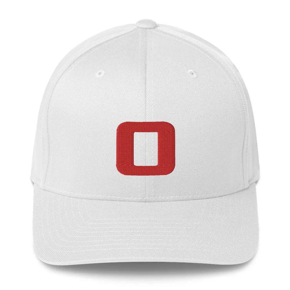 Structured Twill Cap - Orange Embroidered Logo