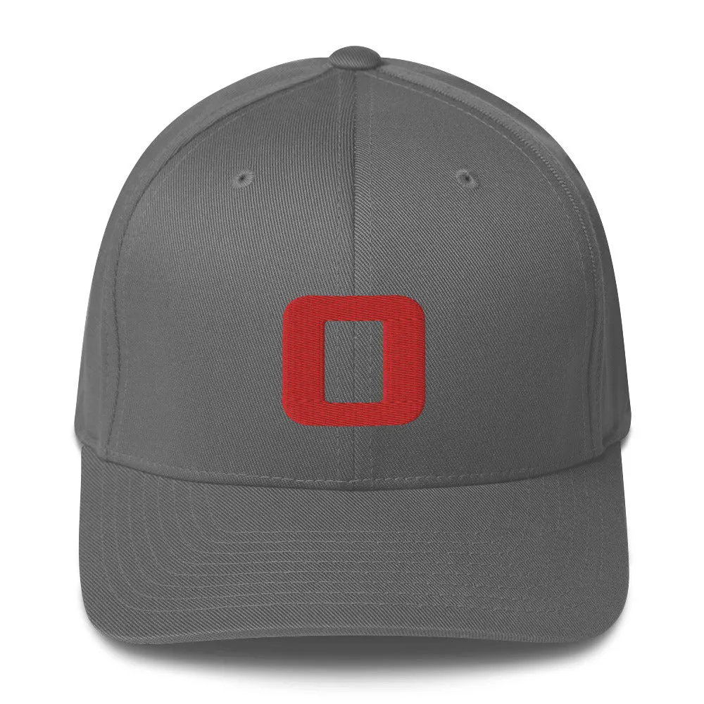 Structured Twill Cap - Orange Embroidered Logo
