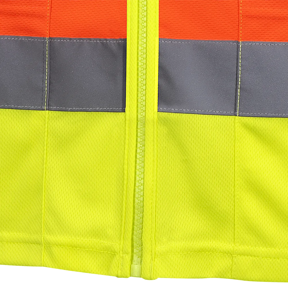 T-Shirt - Pioneer Hi-Viz Yellow Short-Sleeved Quebec Traffic Shirt 6019